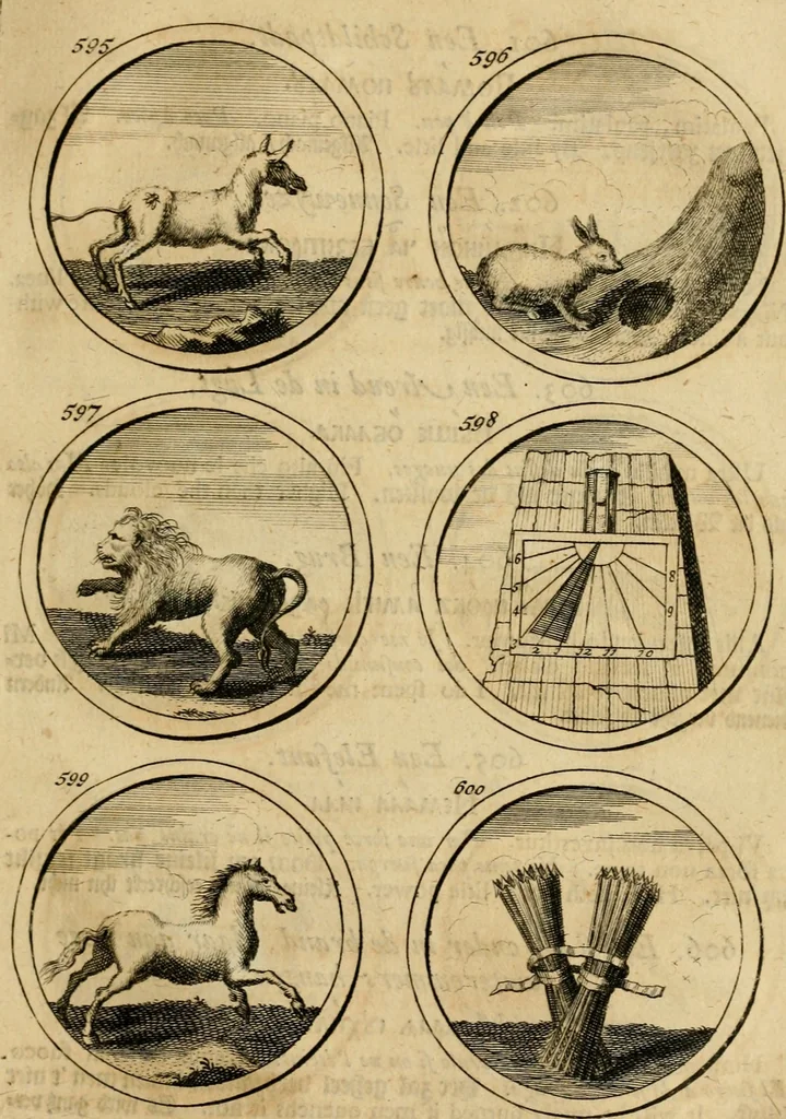 An illustration from Symbola et emblemata, 1705, leaf 210