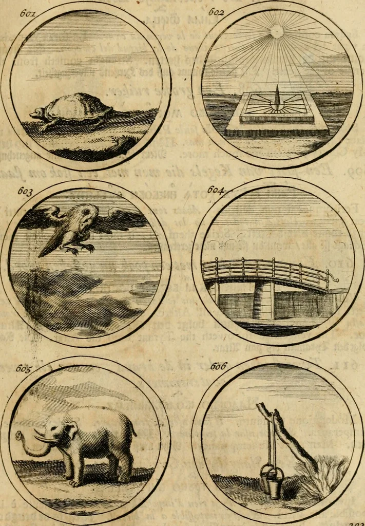 An illustration from Symbola et emblemata, 1705, leaf 212