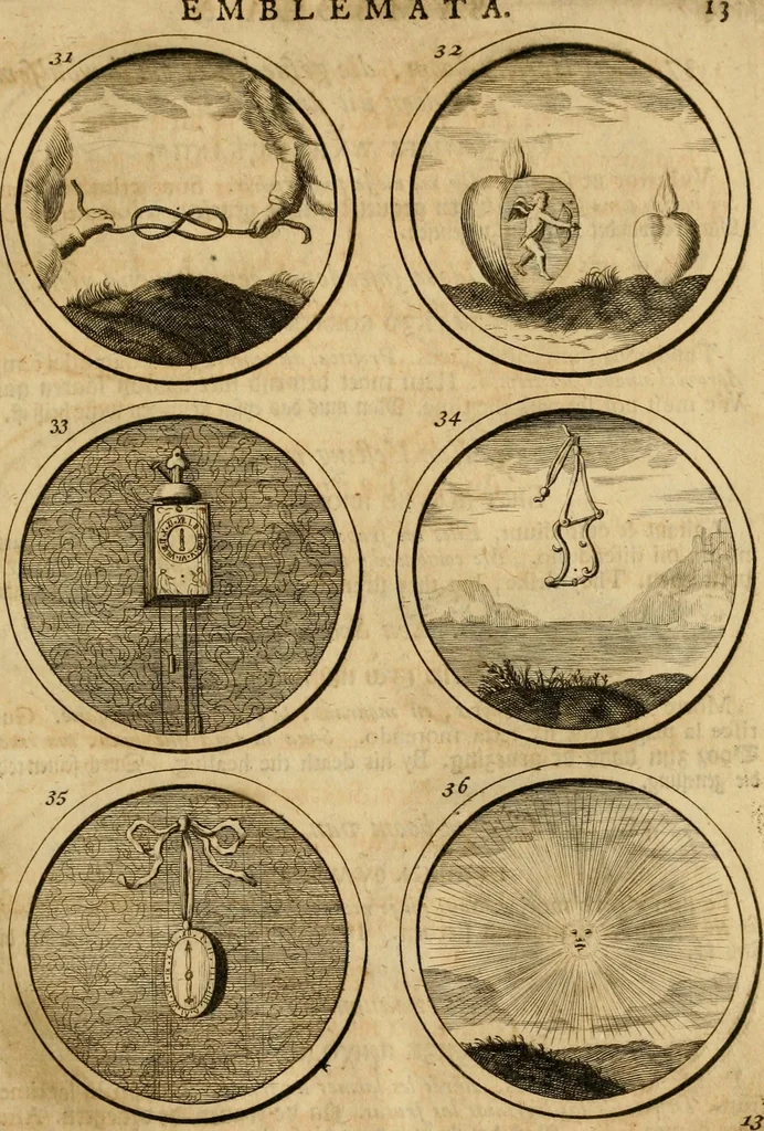An illustration from Symbola et emblemata, 1705, leaf 22