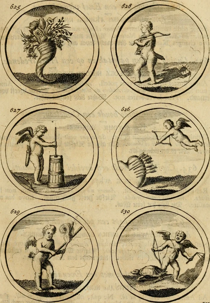 An illustration from Symbola et emblemata, 1705, leaf 220