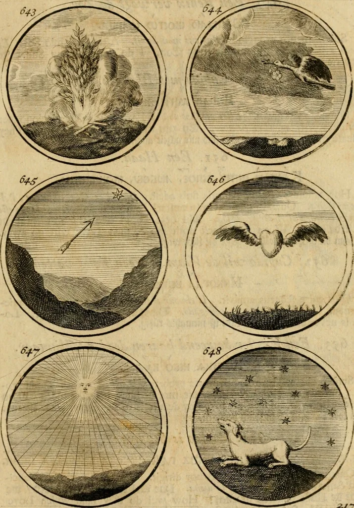 An illustration from Symbola et emblemata, 1705, leaf 226