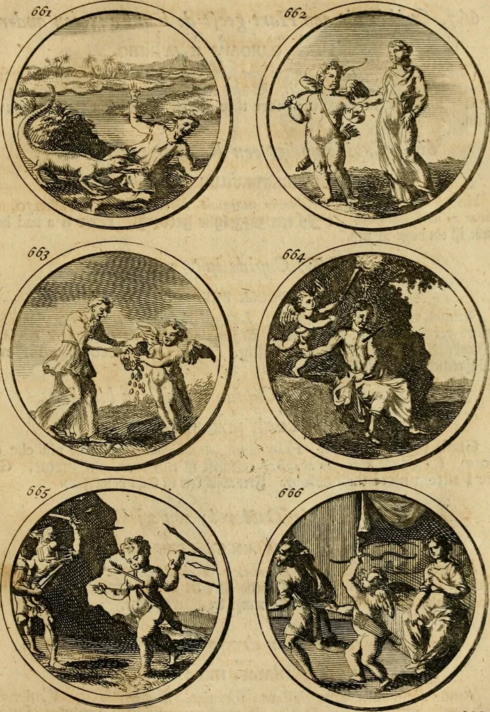 An illustration from Symbola et emblemata, 1705, leaf 232
