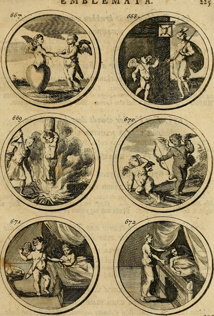An illustration from Symbola et emblemata, 1705, leaf 234
