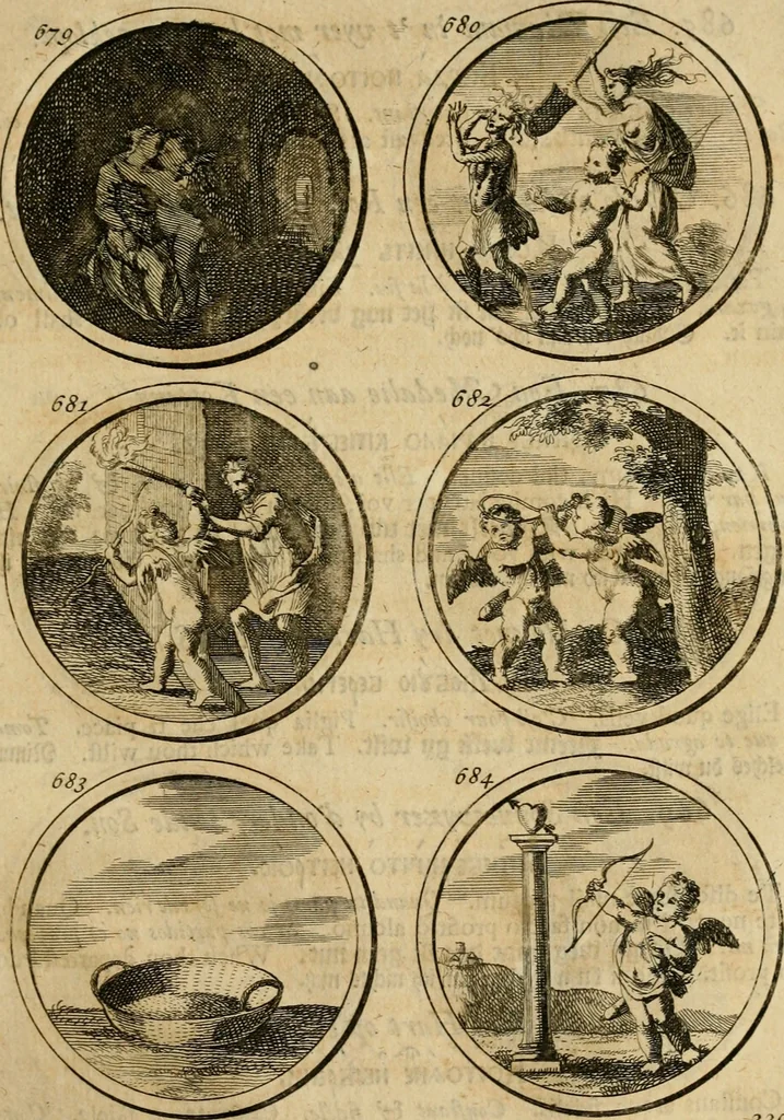 An illustration from Symbola et emblemata, 1705, leaf 238