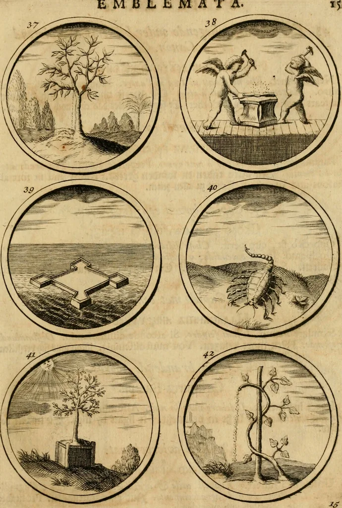 An illustration from Symbola et emblemata, 1705, leaf 24