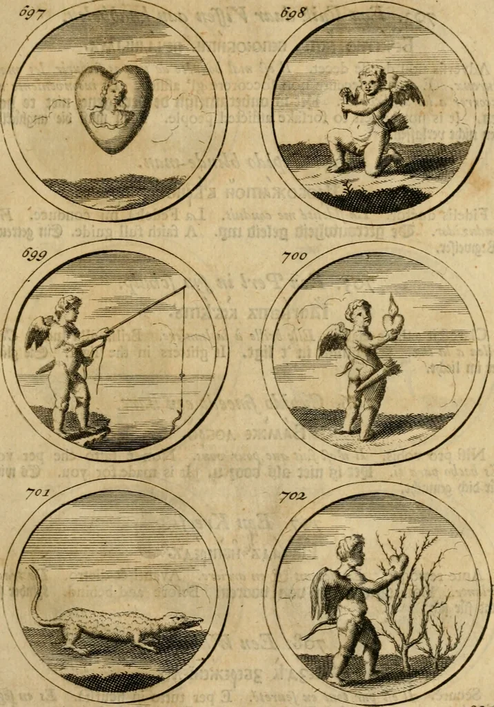 An illustration from Symbola et emblemata, 1705, leaf 244