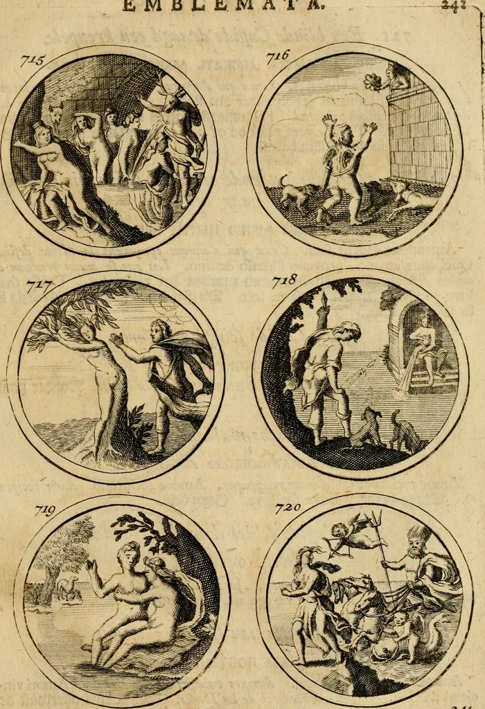 An illustration from Symbola et emblemata, 1705, leaf 250