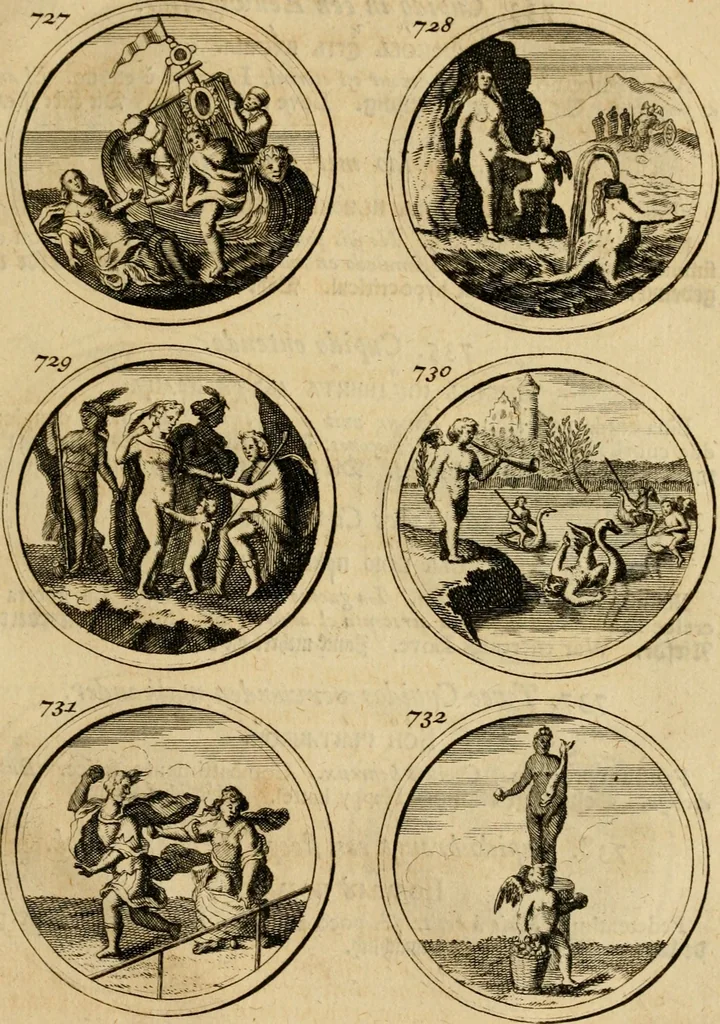 An illustration from Symbola et emblemata, 1705, leaf 254