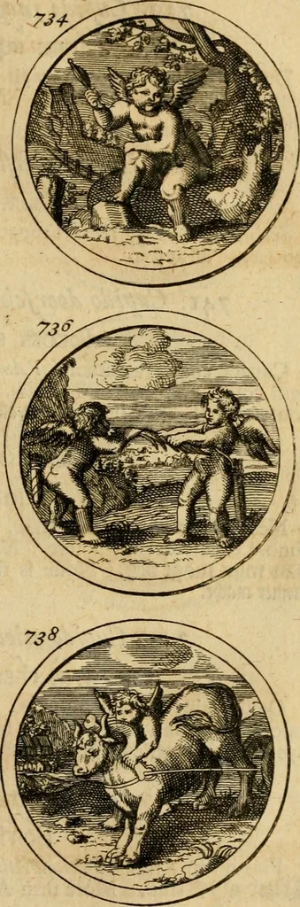 An illustration from Symbola et emblemata, 1705, leaf 256