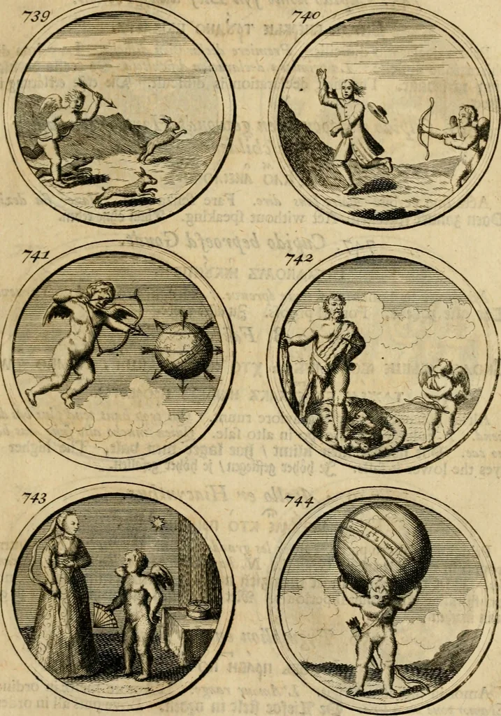 An illustration from Symbola et emblemata, 1705, leaf 258