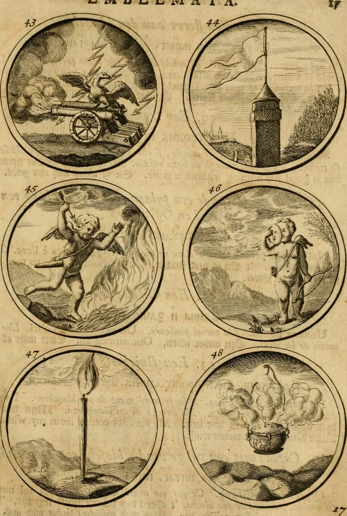 An illustration from Symbola et emblemata, 1705, leaf 26