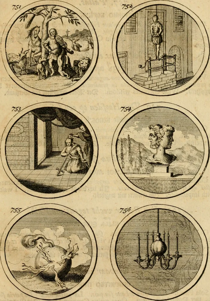 An illustration from Symbola et emblemata, 1705, leaf 262