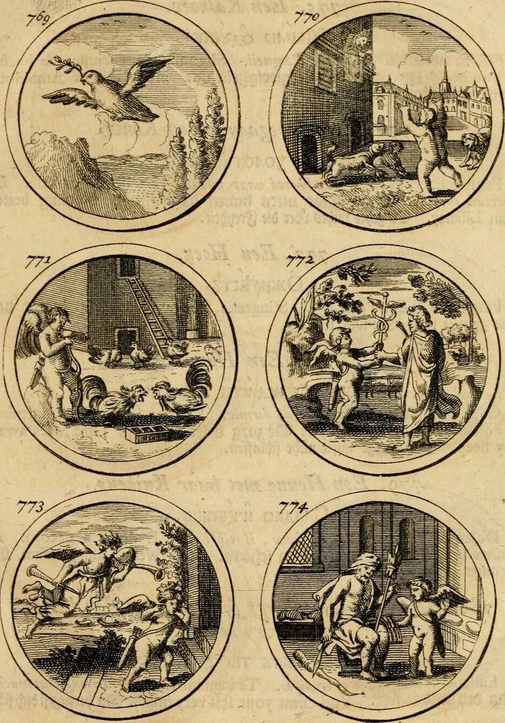 An illustration from Symbola et emblemata, 1705, leaf 268
