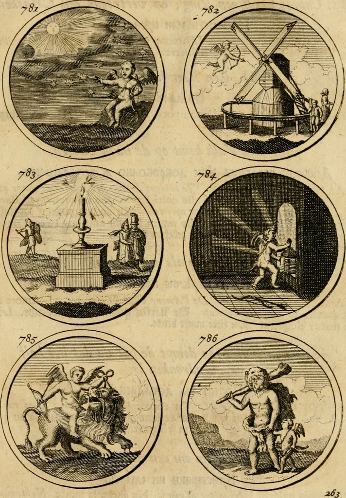 An illustration from Symbola et emblemata, 1705, leaf 272