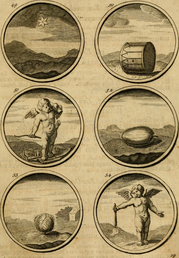 An illustration from Symbola et emblemata, 1705, leaf 28
