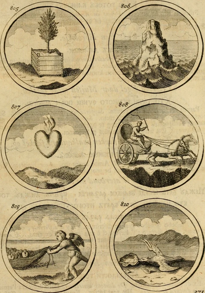 An illustration from Symbola et emblemata, 1705, leaf 280