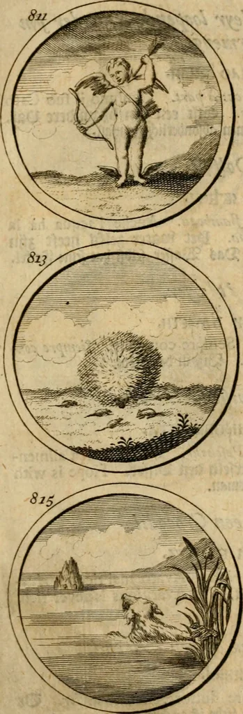 An illustration from Symbola et emblemata, 1705, leaf 282