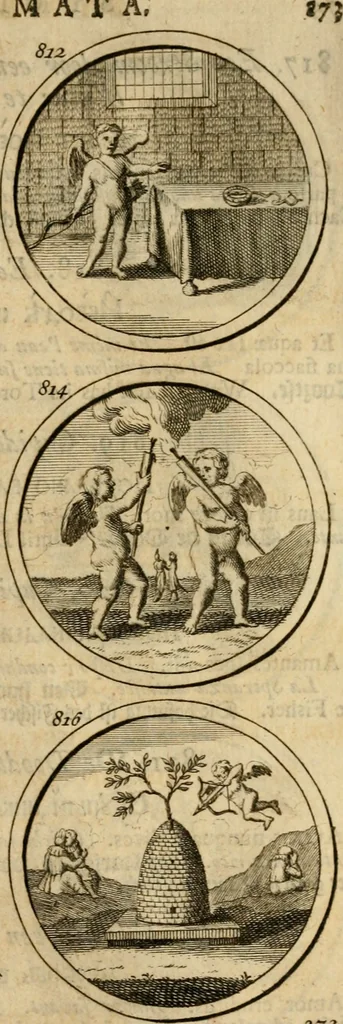 An illustration from Symbola et emblemata, 1705, leaf 282