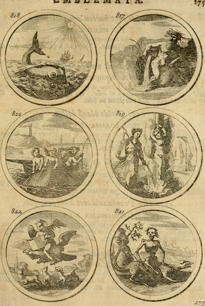 An illustration from Symbola et emblemata, 1705, leaf 284