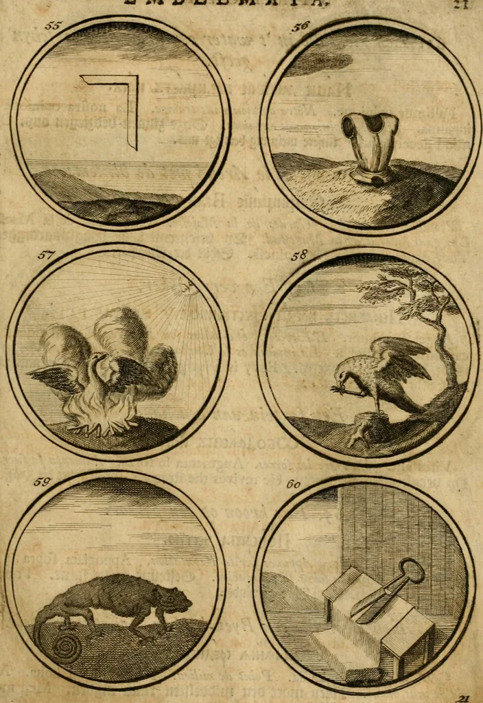 An illustration from Symbola et emblemata, 1705, leaf 30