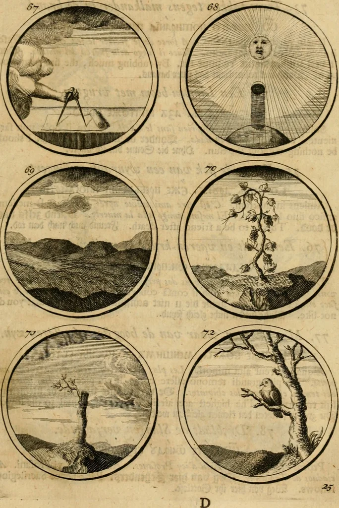 An illustration from Symbola et emblemata, 1705, leaf 34