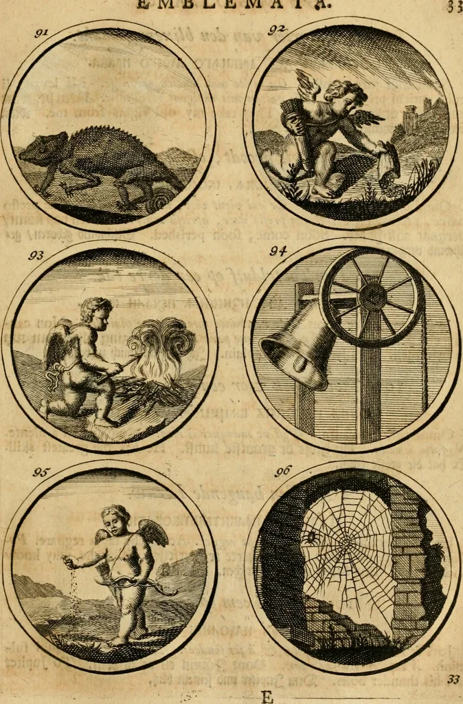 An illustration from Symbola et emblemata, 1705, leaf 42