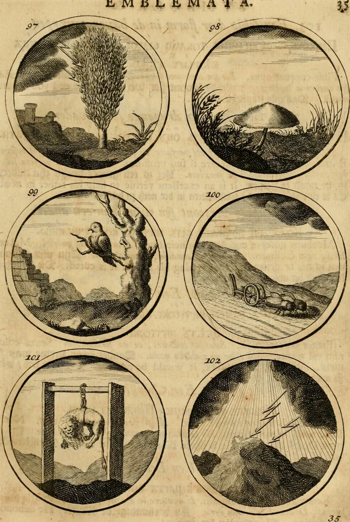 An illustration from Symbola et emblemata, 1705, leaf 44