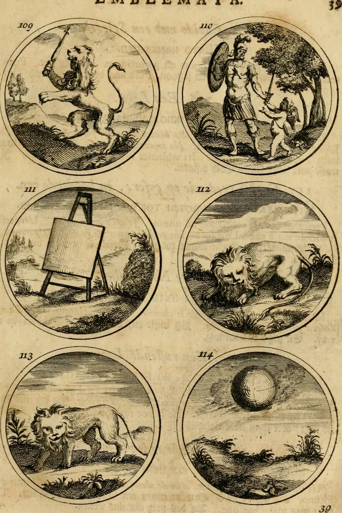 An illustration from Symbola et emblemata, 1705, leaf 48