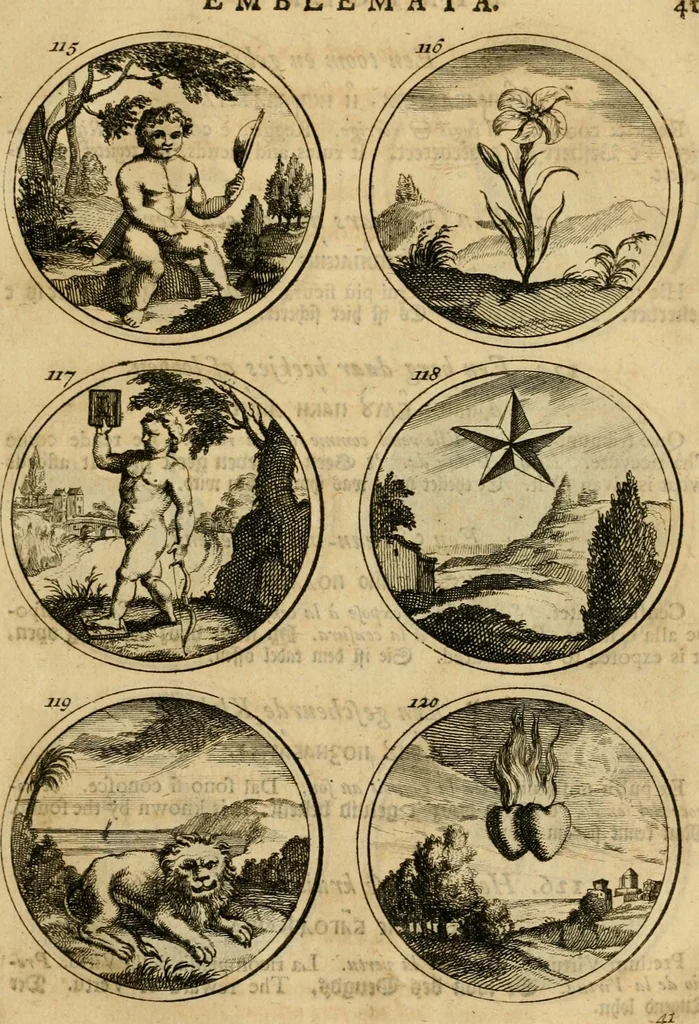 An illustration from Symbola et emblemata, 1705, leaf 50
