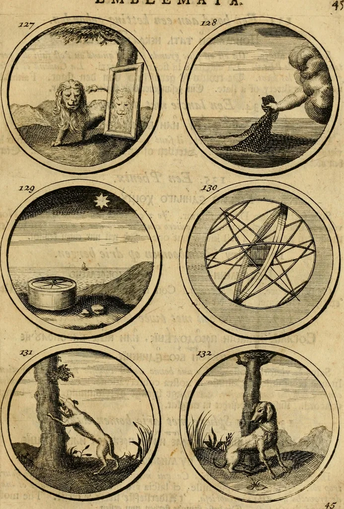 An illustration from Symbola et emblemata, 1705, leaf 54