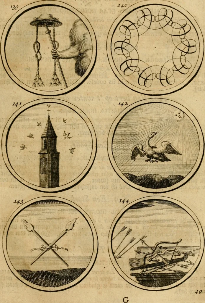An illustration from Symbola et emblemata, 1705, leaf 58