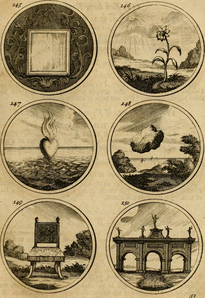 An illustration from Symbola et emblemata, 1705, leaf 60
