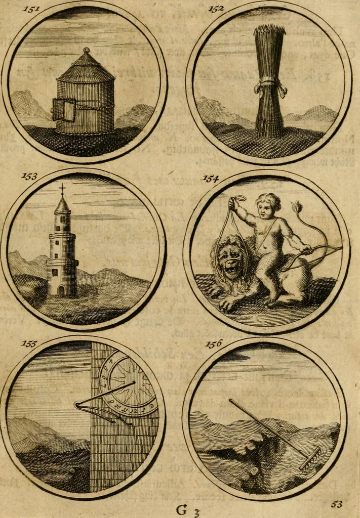 An illustration from Symbola et emblemata, 1705, leaf 62