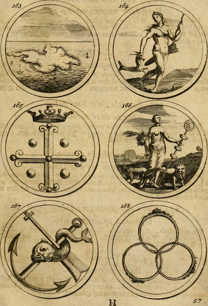 An illustration from Symbola et emblemata, 1705, leaf 66