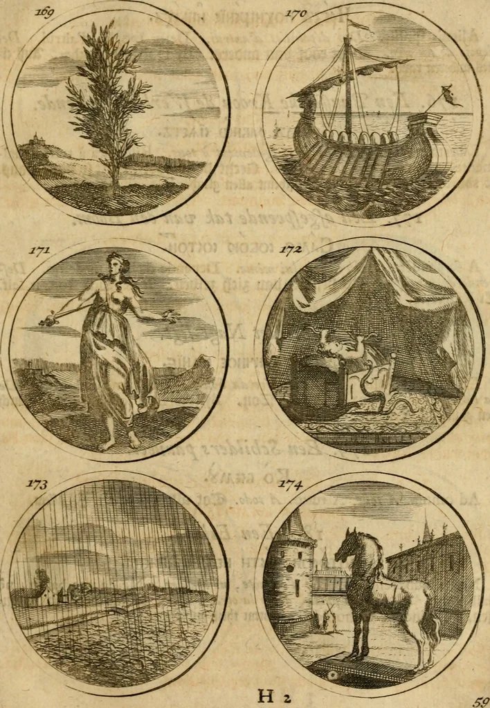 An illustration from Symbola et emblemata, 1705, leaf 68