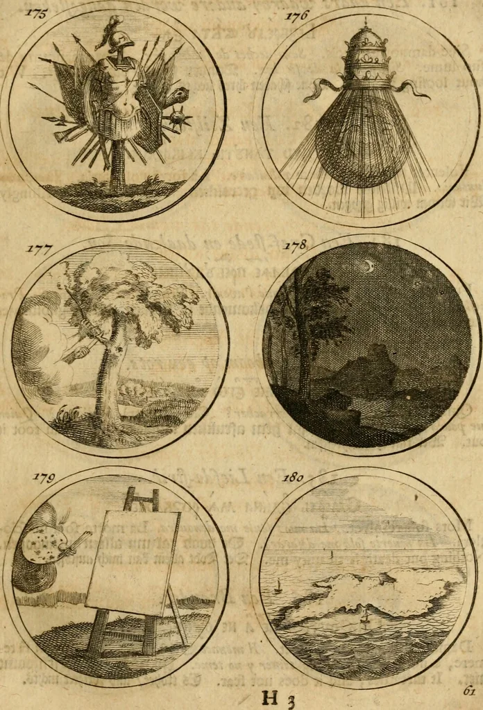 An illustration from Symbola et emblemata, 1705, leaf 70