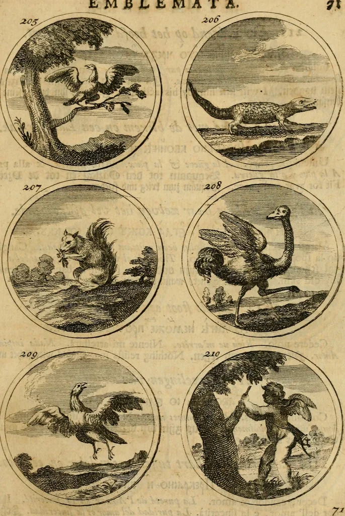 An illustration from Symbola et emblemata, 1705, leaf 80