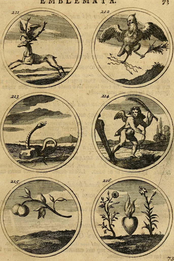 An illustration from Symbola et emblemata, 1705, leaf 82