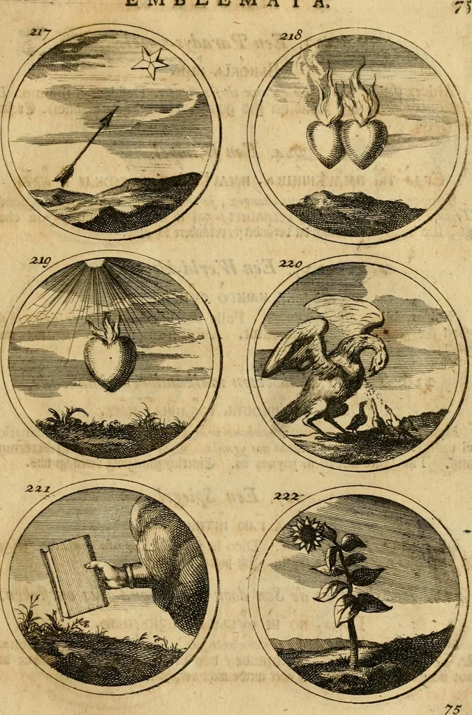 An illustration from Symbola et emblemata, 1705, leaf 84