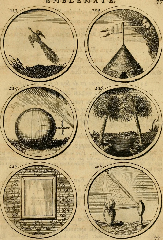 An illustration from Symbola et emblemata, 1705, leaf 86