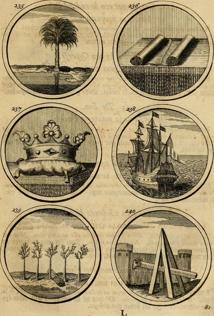 An illustration from Symbola et emblemata, 1705, leaf 90