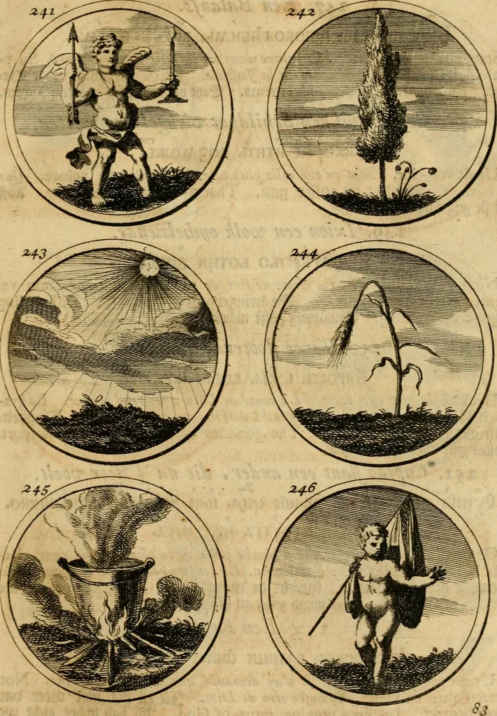 An illustration from Symbola et emblemata, 1705, leaf 92