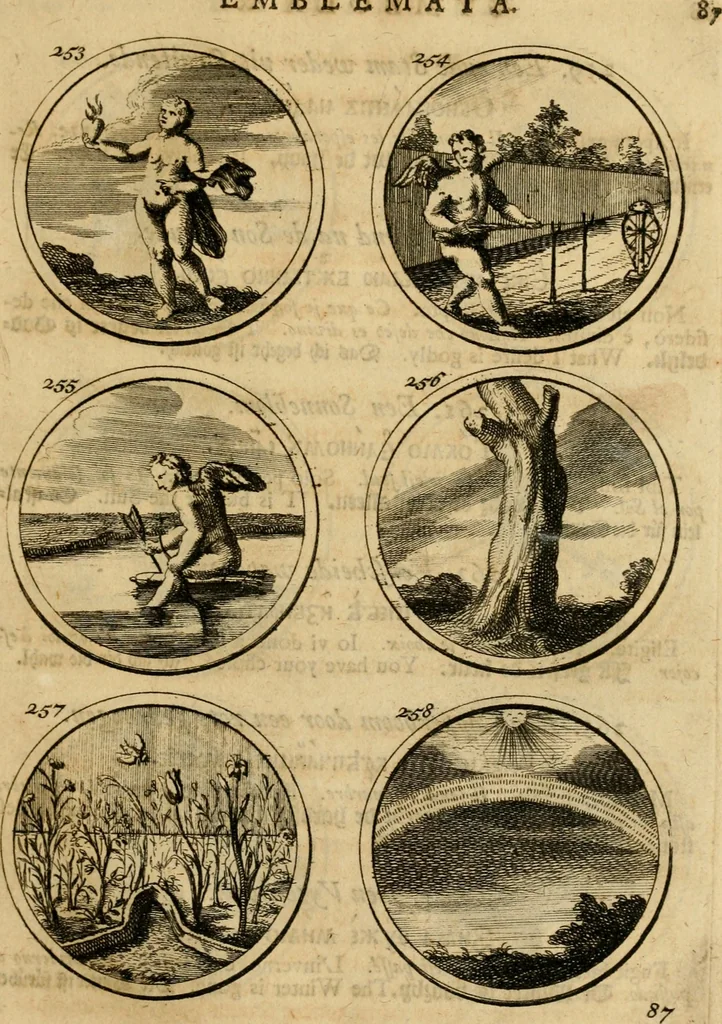 An illustration from Symbola et emblemata, 1705, leaf 96