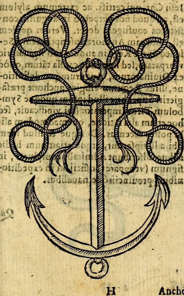 An illustration from Symbola heroica, 1583, leaf 116