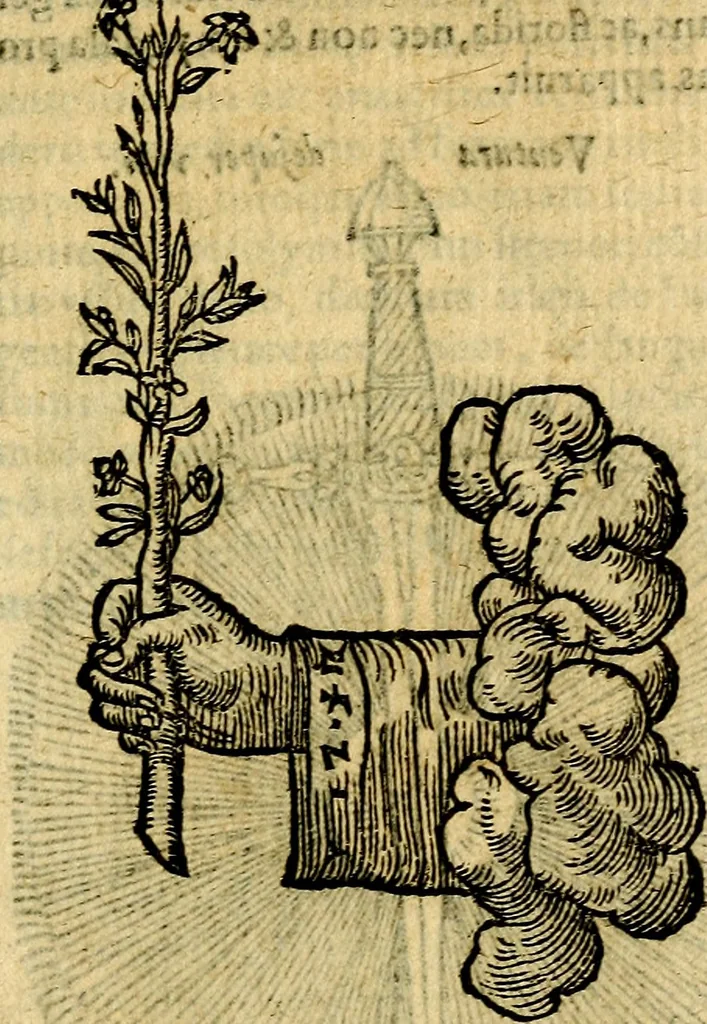 An illustration from Symbola heroica, 1583, leaf 122