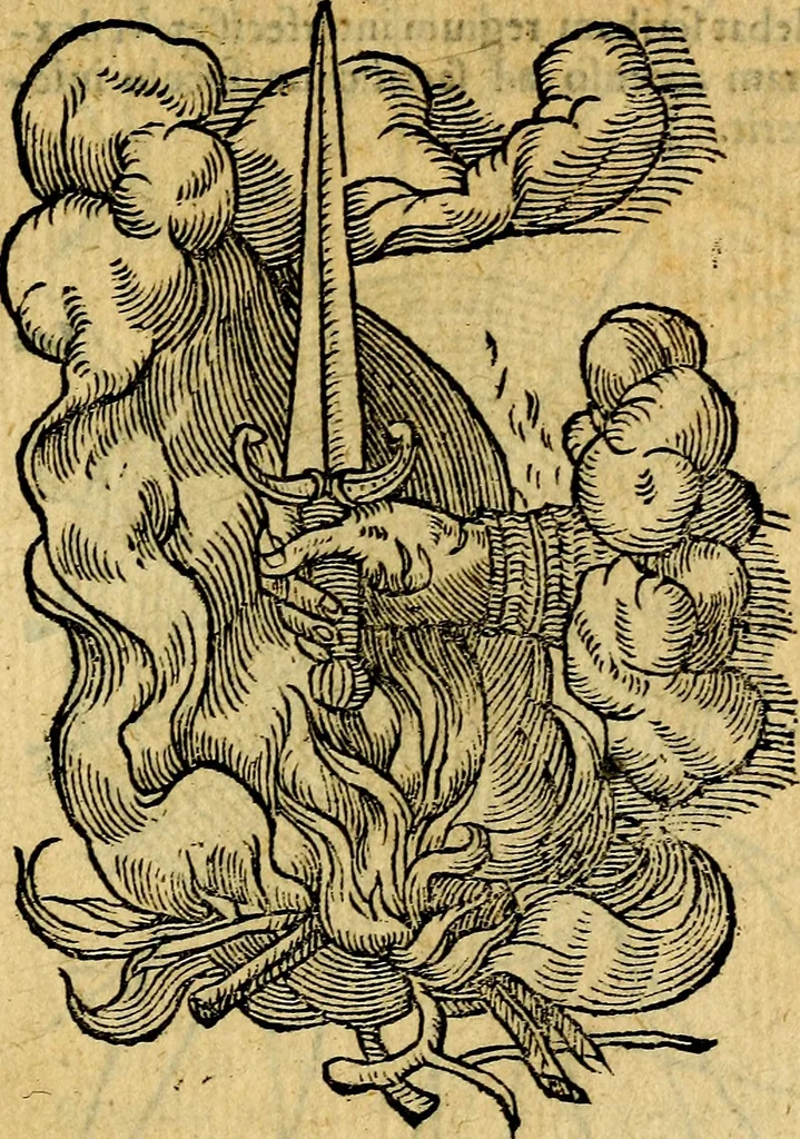 An illustration from Symbola heroica, 1583, leaf 132