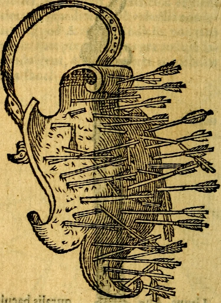 An illustration from Symbola heroica, 1583, leaf 137