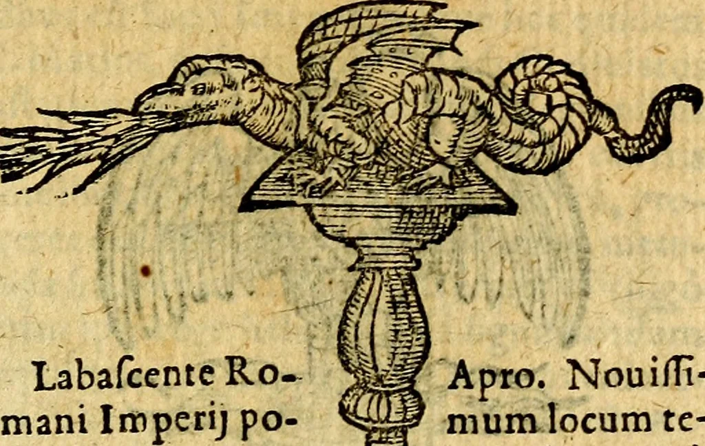 An illustration from Symbola heroica, 1583, leaf 208