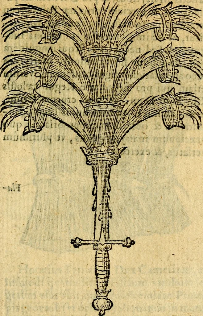 An illustration from Symbola heroica, 1583, leaf 214