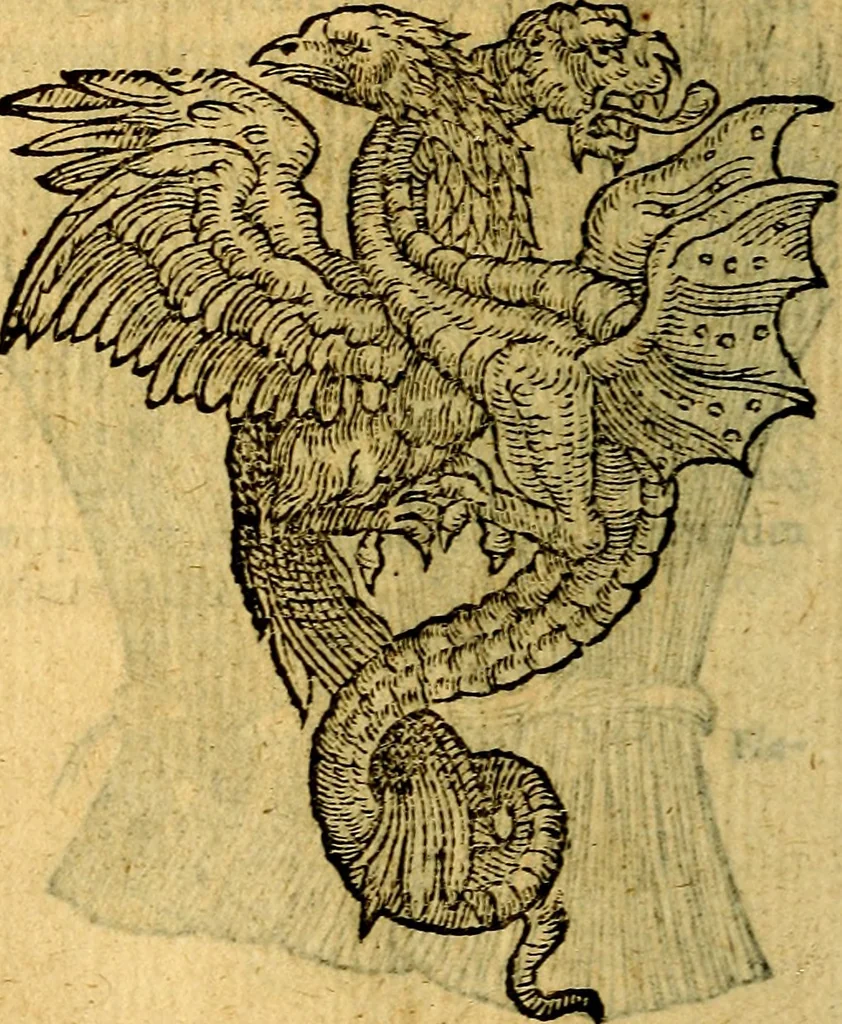 An illustration from Symbola heroica, 1583, leaf 217